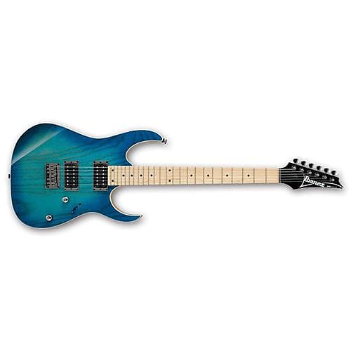 Ibanez RG Standard Series RG421AHM Solidbody Electric Guitar, Maple Fretboard, Blue Moon Burst image 1