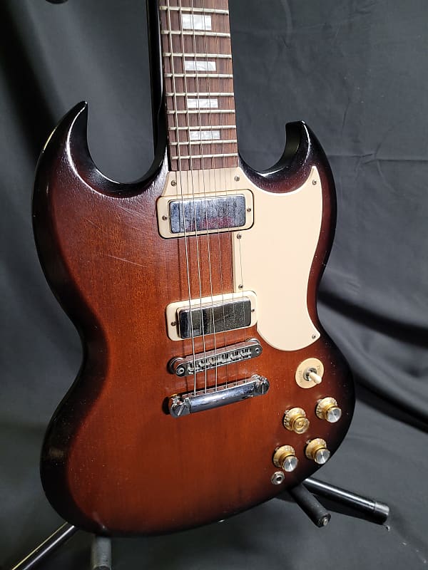 Gibson SG 70 Tribute Mini Buckers - Vintage Satin Sunburst | Reverb