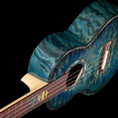 custom curly maple tenor concert ukulele with bag 2021 image 5