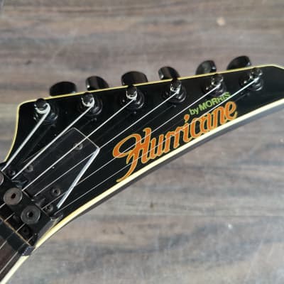 Hurricane by Morris HSS Superstrat w/Kahler (Black) | Reverb Hurricane by Morris HSS Superstrat w/Kahler (Black) | Reverb