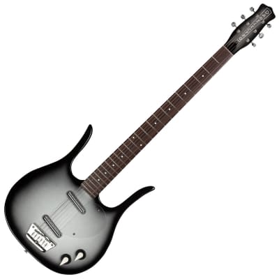Danelectro Longhorn Baritone Electric Guitar ~ Blackburst for sale