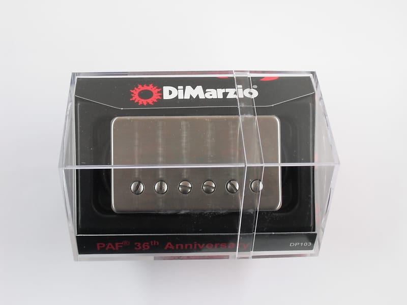 DiMarzio Regular Spaced PAF 36th Anniversary Neck Humbucker W/Aged Nickel Cover DP 103 image 1