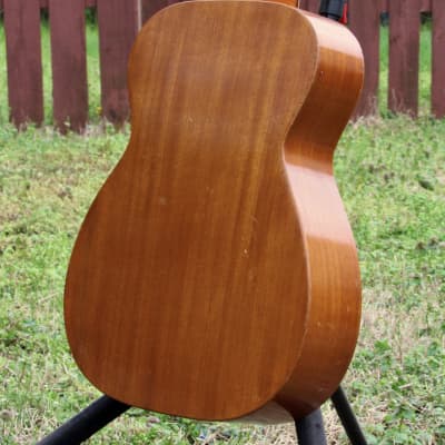 ~All Solid Mahogany~ 1971 Fender by Harmony F-1030 / H165 - Folk Player's Dream! w/ Pickup! USA! image 14