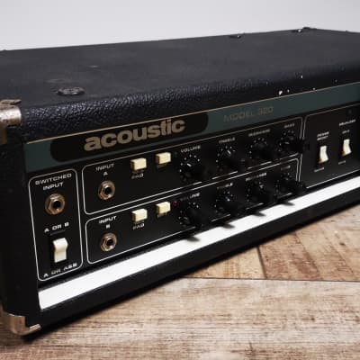 Acoustic Control Corp 320 vintage bass head amplifier image 2