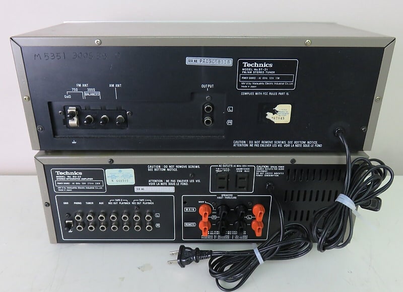 TECHNICS 2PC AMPLIFIER SU-Z2 + TUNER ST-Z1 SERVICED FULLY