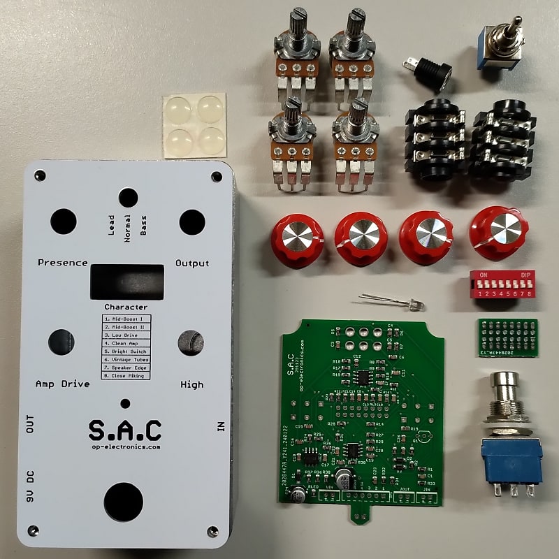 OP Electronics S.A.C Sansamp Classic clone guitar pedal kit