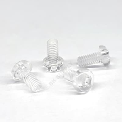 [100 pack] M3 x6mm Plastic screws (Clear/Transparent/Translucent/See-thru) for Eurorack/Rack image 2