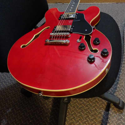 Hamer Echotone 2000 Trans Red 335 Semi-Hollow Guitar Seymour Duncan PAF image 4