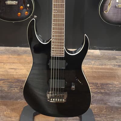 Ibanez RGIB21-BK Black Baritone Electric Guitar #472 image 2