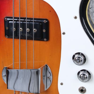 Mosrite Vintage 1960's S#0021 Combo Mark X Ventures Style Electric Bass Guitar w Case image 7