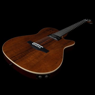 Godin A6 Extreme Ultra Koa HG Electric Acoustic Guitar image 3