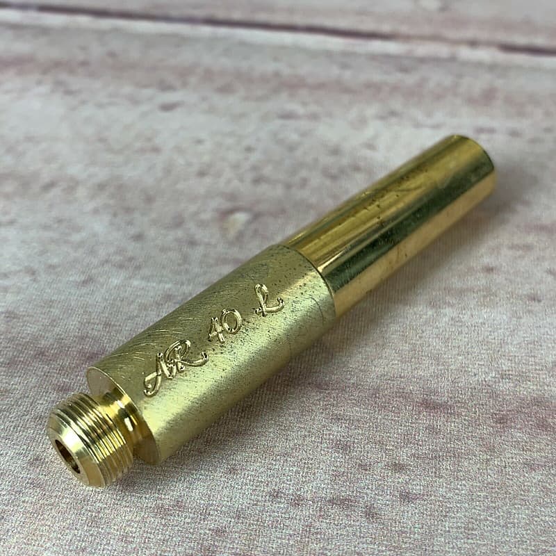 AR Resonance Gold Plated Trumpet Mouthpiece Shank AR40L, Gold Reverb