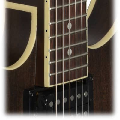Ibanez Artcore AS53 Semi-Hollow Electric Guitar Flat Transparent Black image 10