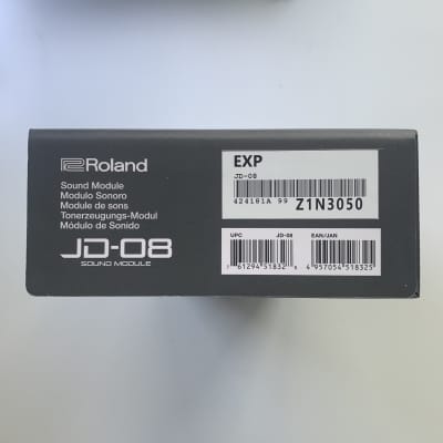 Roland JD-08 Boutique Series Programmable Synthesizer Module 2021 - Present - Black