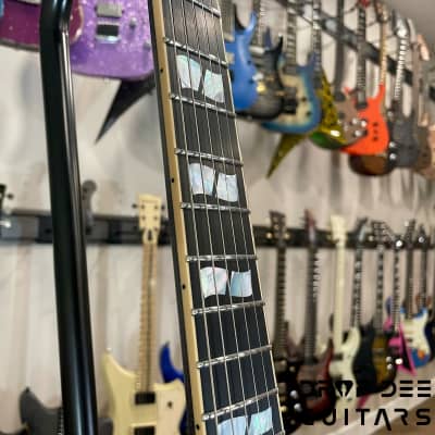 ESP USA Eclipse Electric Guitar w/ Case-Black Sparkle image 9