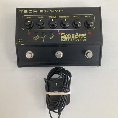 Tech 21 Sansamp Programmable Bass Driver | Reverb