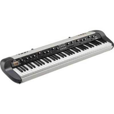 Korg SV-2 73-Key Expanded Stage Vintage Piano with Speakers in Vintage Creme & Music Stand