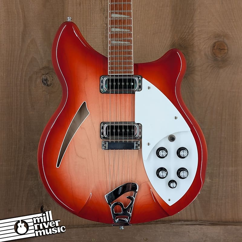 Rickenbacker 360 Fireglo Semi-Hollow w/ OHSC, Case Candy & Strap (2003)