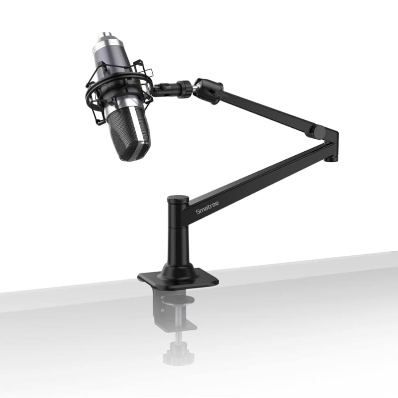 eWonLife Mic Arm, Boom Arm Mic Stand Desk Mount with 5/8 Thread, Microphone  Stand for Shure SM7B, Mv7, Blue Yeti, Hyperx Quadcast, Heavy Duty, With