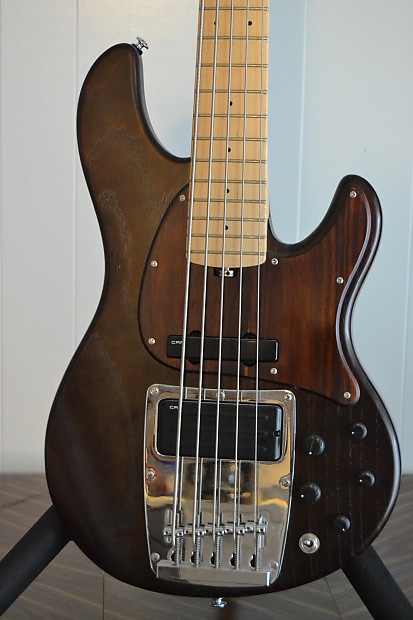 Ibanez ATK 805 5 string bass Premium 2014-2015 Dark Walnut