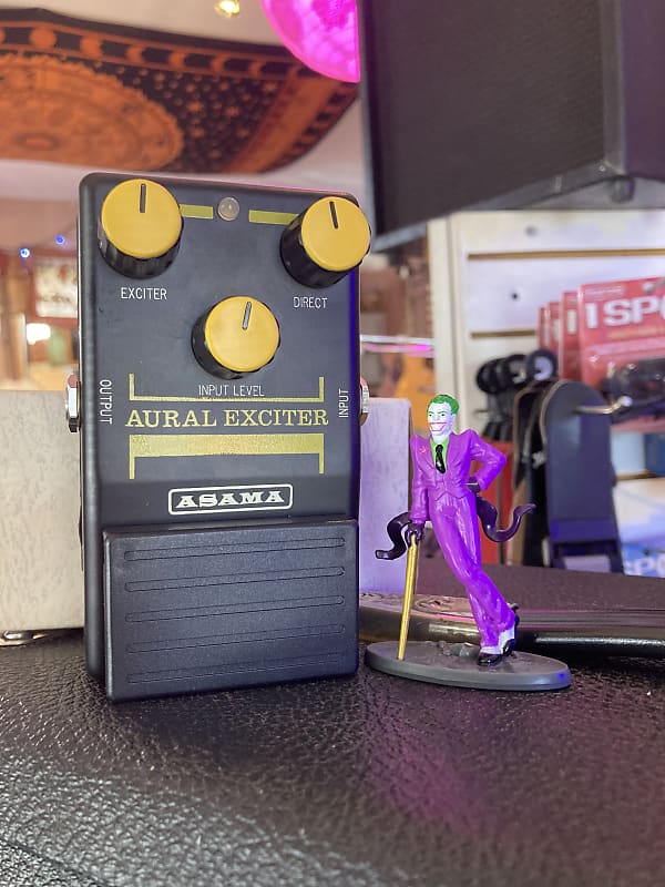 Asama Aural Exciter NOS Pedal 1980s Black Reverb
