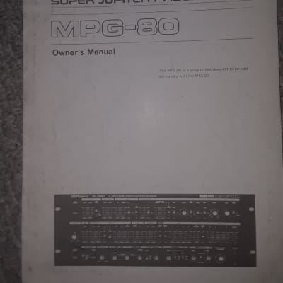 Roland MPG- 80 Super Jupiter Manual