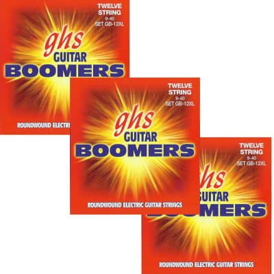 GHS Boomers Electric Guitar Strings gauges 9-42; 12-Pack | Reverb
