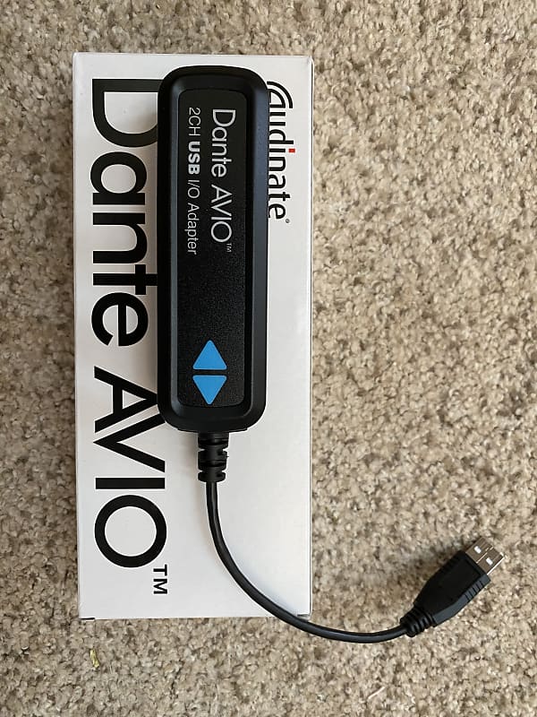 AUDINATE Audinate ADP-USB-AU-2X2 Dante AVIO 2x2 USB Adapter | Reverb