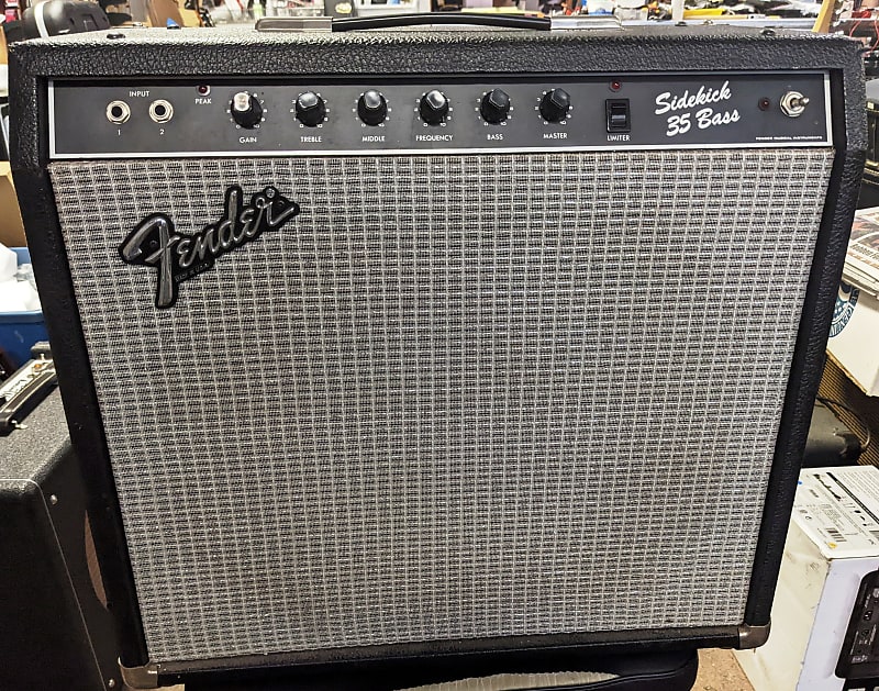 Fender Sidekick Bass 35 Amp, Guitar or Bass, 35w, 1x15”, MIJ, Closed Back,  Practice or Small Room