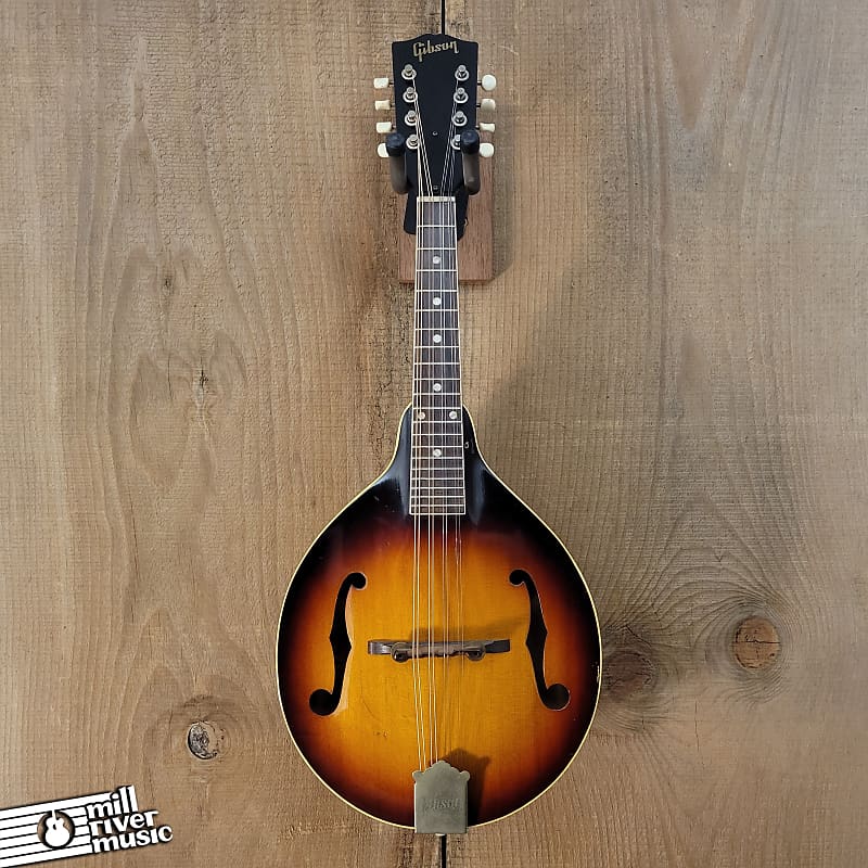 Gibson A-50 Style A Mandolin Sunburst Vintage 1970s w/ Deluxe Gig Bag image 1