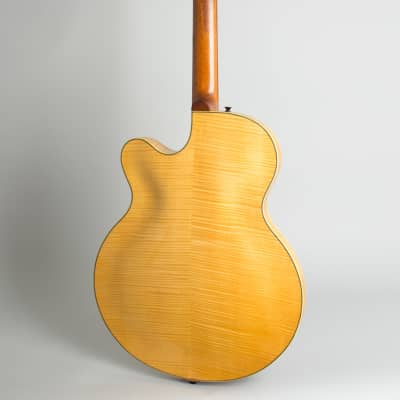 Ken Parker  Custom Arch Top Semi-Hollow Body Electric Guitar (1991), original black tolex hard shell case. image 2