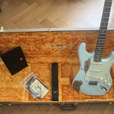 Fender Fender Customshop 63 Stratocaster Relic 2021 - Sonic Blue image 5