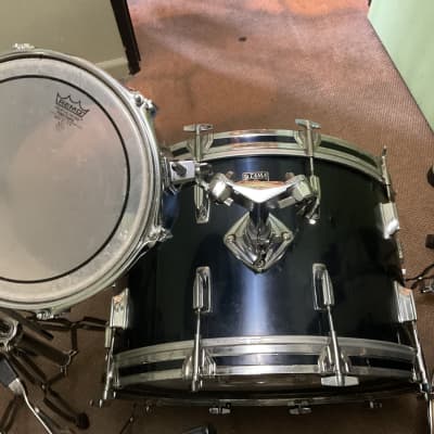 Tama Imperialstar 1980's Midnight Blue Drum Set (used) image 9