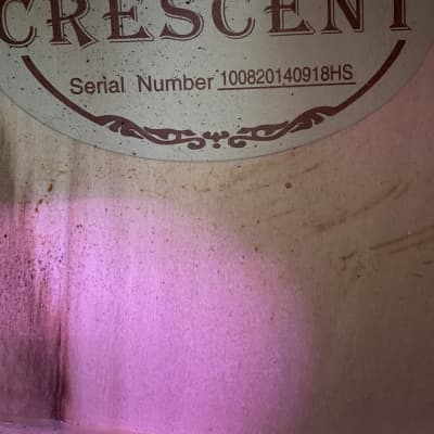 Crescent Acoustic Guitar image 7