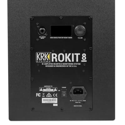 KRK ROKIT 8 G4 8" Bi-Amped Active Powered Studio Monitor Speaker RP8-G4 RP8G4 image 3