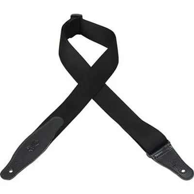 Levy's MSSR80-BLK 2" Rayon Guitar/Bass Strap
