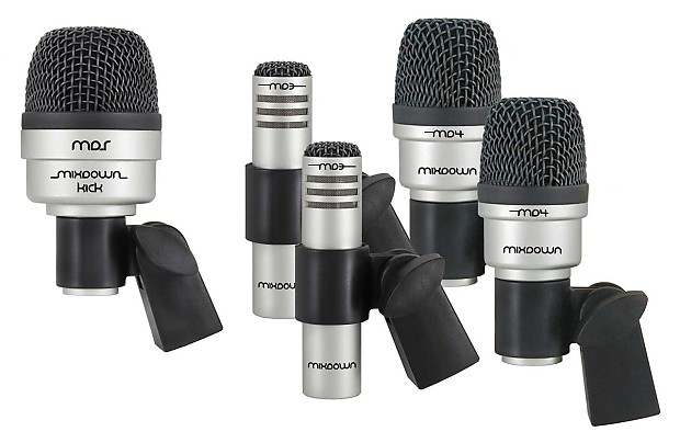 CAD Audio Mix Down DRUM 5 Microphone Set Reverb