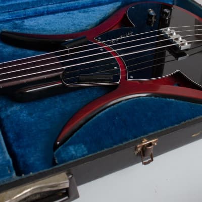 Ampeg  AUSB-1 Electric Bass Guitar (1967), ser. #788, original black hard shell case. image 12