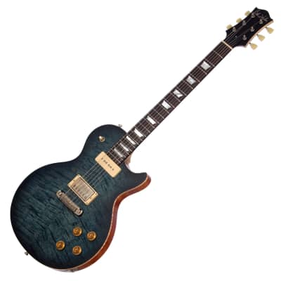 Nik Huber Guitars Custom Krautster II - Blue Sunburst - Exceptional Flame Maple Top / 4-knob, Boutique Electric Guitar - NEW!!! image 5
