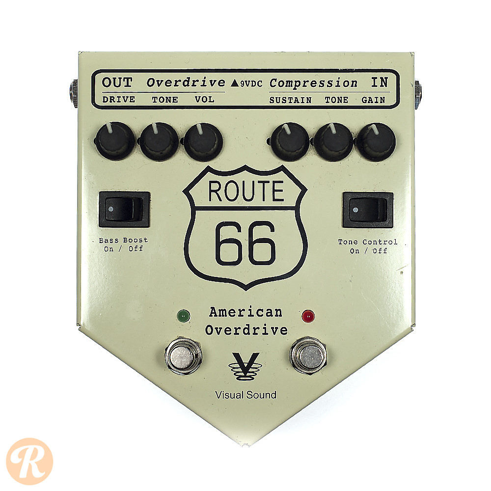 Visual Sound Route 66 Overdrive Compressor Pedal | Reverb
