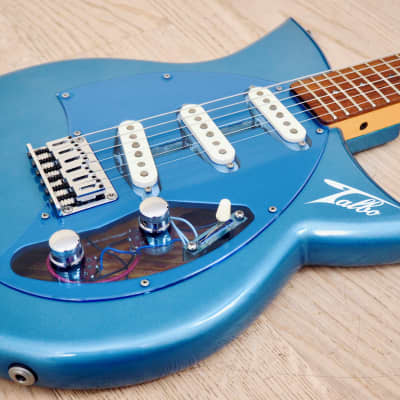 Tokai Talbo Woody 1 Electric Guitar Blue Japan, Blazing Fire | Reverb