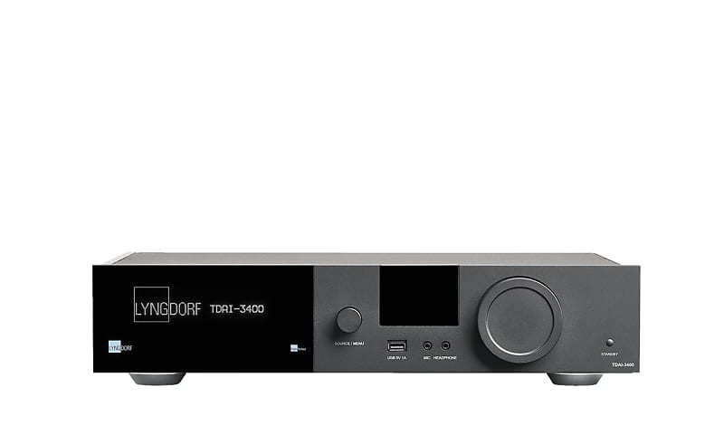 LYNGDORF TDAI-3400 Stereo Streaming &amp; Integrated Digital Amp (Analog/Phono Module INCLUDED) - NEW!  			