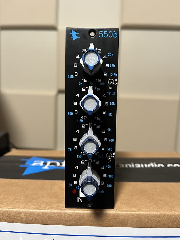 API 550B 500 Series 4-Band Equalizer Module 1990 - Present - Black image 1