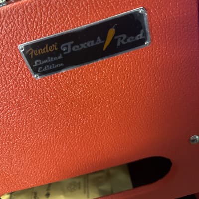 Fender Hot Rod Deluxe Limited Edition Texas Red set with Matching Extension Cabinet image 11
