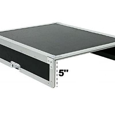 OSP 16-Space ATA Mixer/Amp Rack Flight Tour Road Case with Table - MC12U-16SL image 8