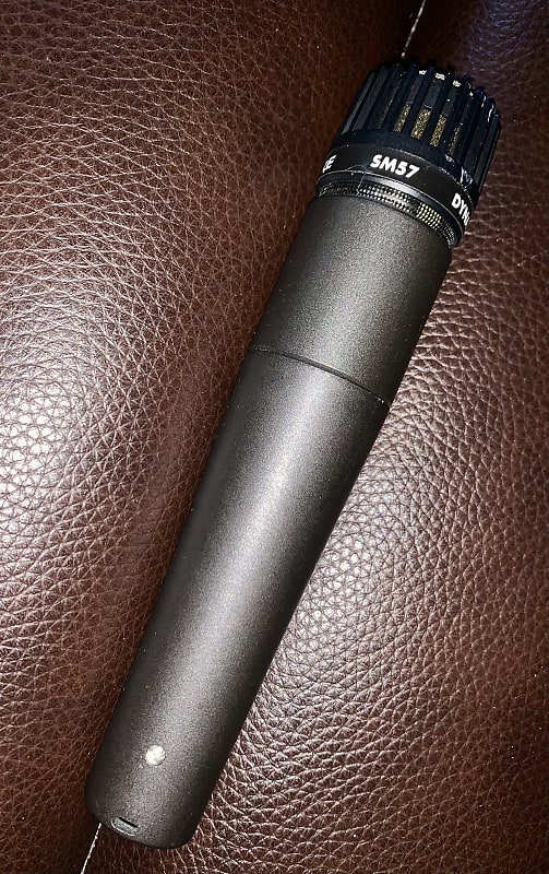 Shure SM57 Cardioid Dynamic Microphone 1984 - Present - Black image 1