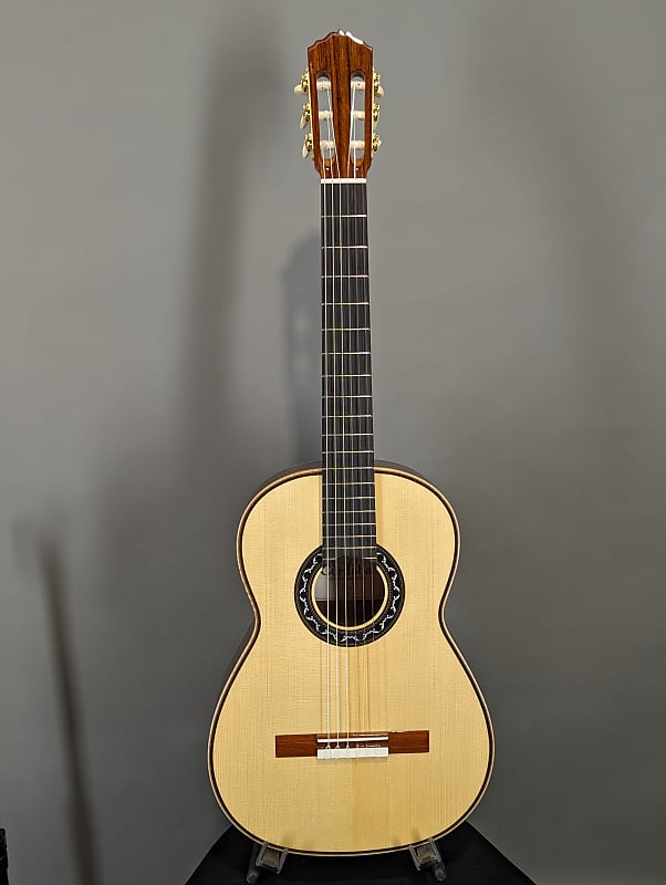 Cordoba Luthier Select Esteso Spruce Nylon String Guitar w/ Archtop Case image 1