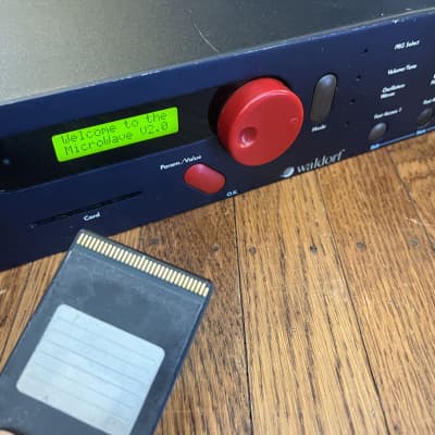 Waldorf Microwave Wavetable Synthesizer Rev A, Firmware 2.0