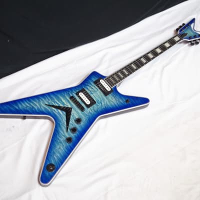 Dean ML Select electric guitar Quilt Maple Ocean Burst -TRANS BLUE - NEW w/ Light Case image 2