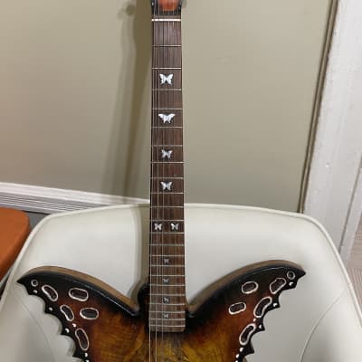 Collectible Custom Made Rick Kelly Butterfly Guitar image 3